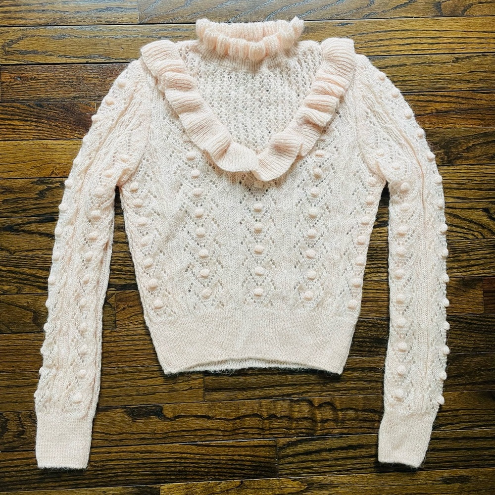 Zara Knitted Cream Color Sweater